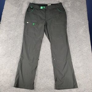 Alpine Parrot Pants Womens 18 Black Plus Size River Fit Relaxed Straight Hiking